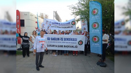 Hak- Sendikas'ndan Kocaeli'de cokulu miting; "i haklar iin bir aradayz!"