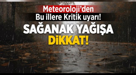 METEOROLOJ'DEN YAI UYARISI
