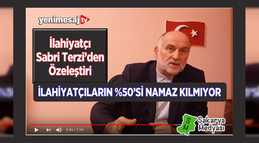 lahiyatlarn yzde 50'si namaz klmyor...