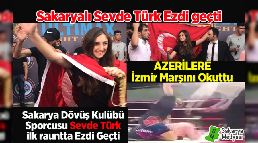 SAKARYALI T�RK: AZERBAYCAN'DA  T�RK BAYRA�INI DALGALANDIRDI