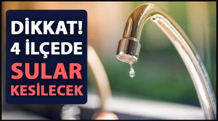 Sakarya'nn 4 ilesinde 16 saatlik su kesintisi balyor