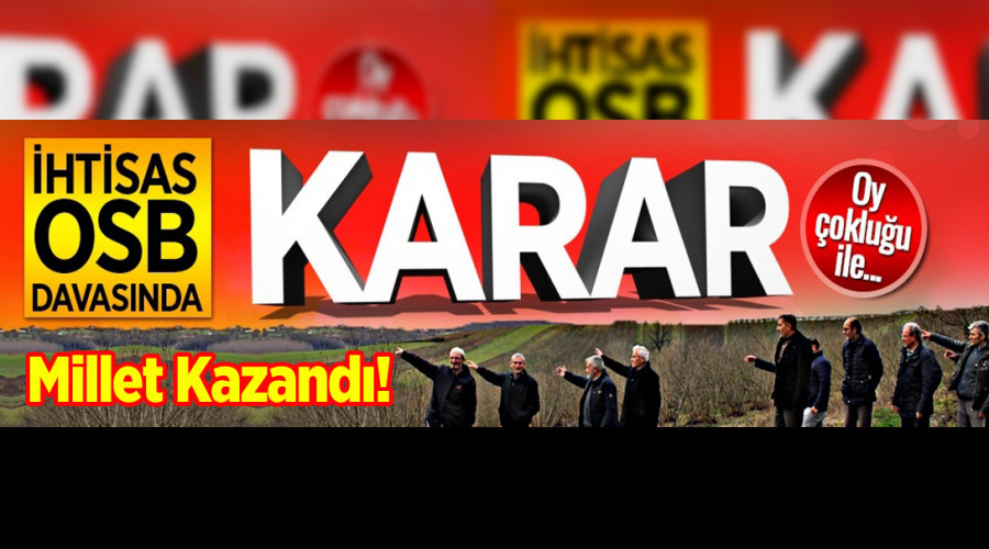 FER�ZL� OSB'DE PATRONLAR DE��L! M�LLET KAZANDI