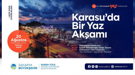 Karasu kltr programlarna ev sahiplii yapacak