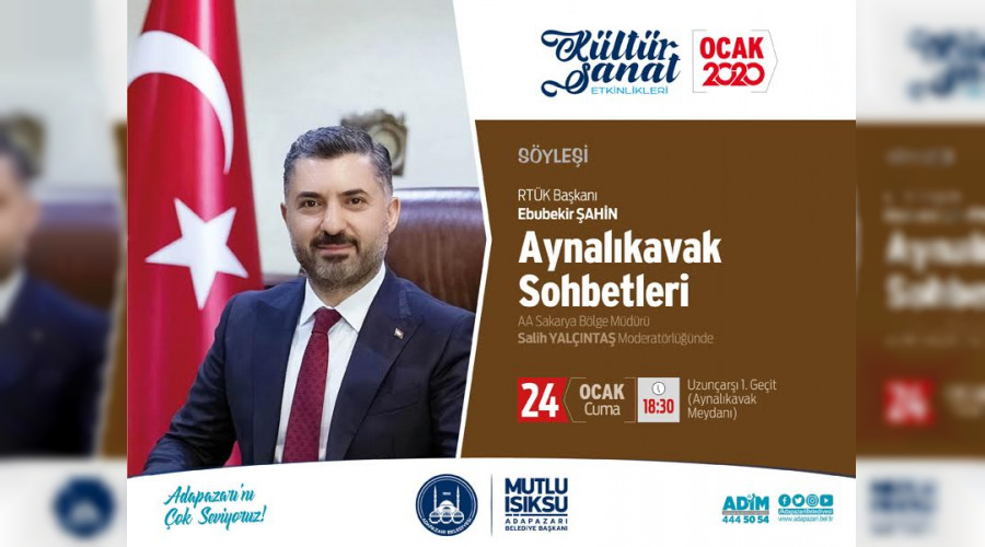 RTK Bakan ahin Aynalkavak Sohbetleri'nde