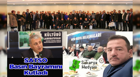 SATSO Sakarya Basnnn 10 Ocak alan Gazeteciler gnn kutlad