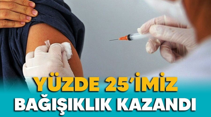 Yzde 25'imiz baklk kazand