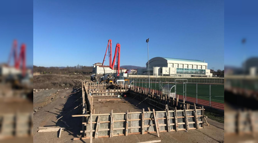 400 kişilik yeni tribün inşa ediliyor