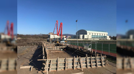 400 kişilik yeni tribün inşa ediliyor