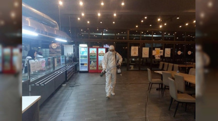 Tm Tesisler Dezenfekte Ediliyor