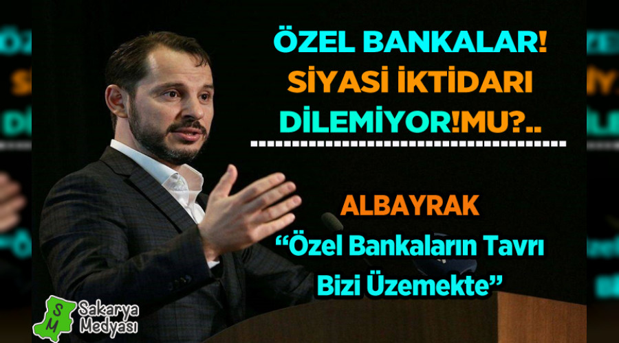 BAKAN ALBAYRAK ZEL BANKALARA TEPK GSTERD