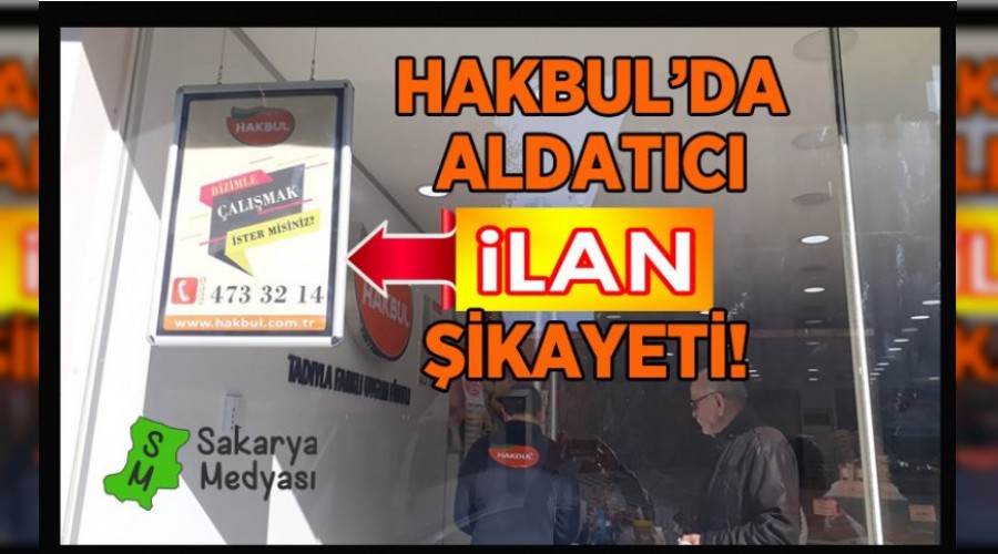 SAKARYA HAKBUL'DA, ALDATICI LAN KAYET...
