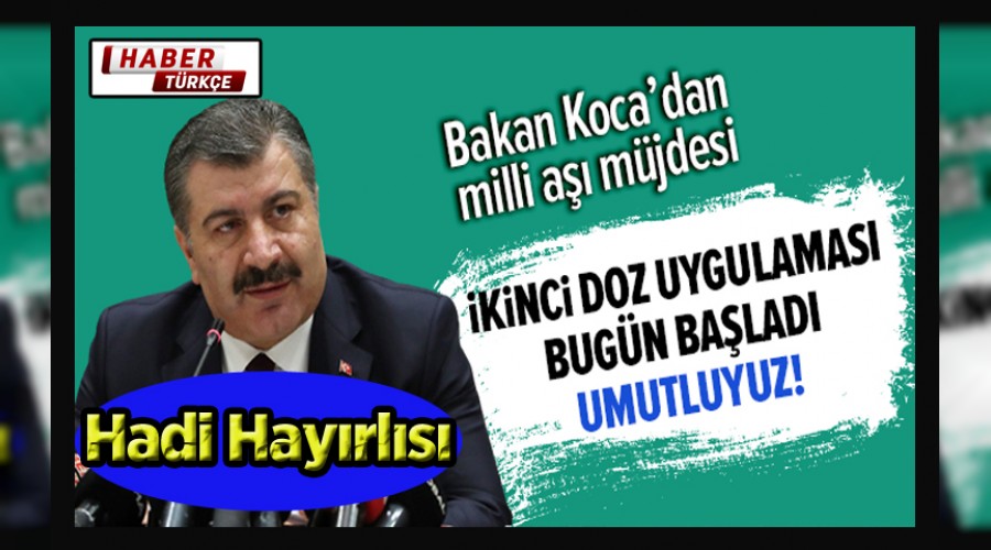 Bakan Koca'dan milli a ile ilgili heyecanlandran aklama!