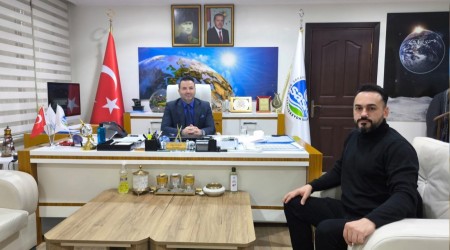 ARKDER Bakan Mesut Fidandan SASK Genel Mdr Yiit Turana teekkr