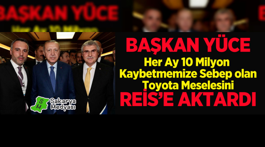 Ekrem Yüce, Cumhurbaşkanı Erdoğan'dan destek istedi