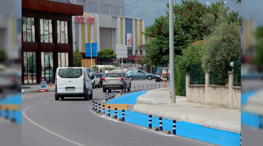 Bisiklet yollar standartlara uygun hale getirildi