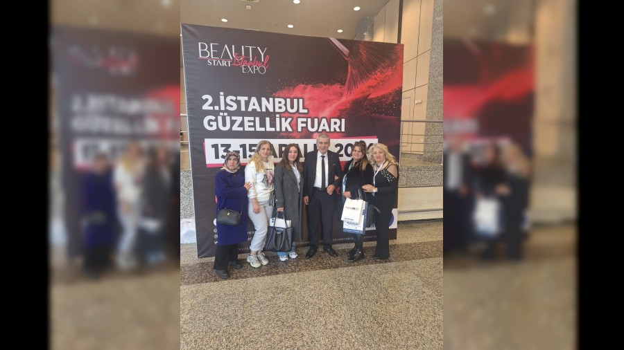 Sakaryal Kuafrler ve Gzellik Salonu letmecileri stanbul Gzellik Fuarnda bulutu