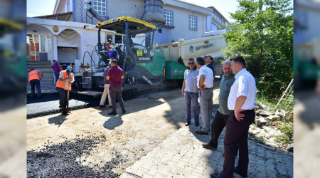 Karasu'da Sra Asfalt almalar