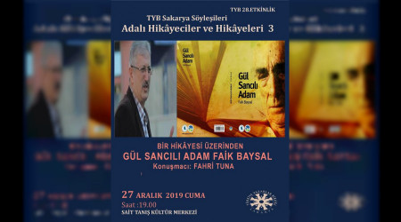Fahri Tuna, TYB Sakarya'da  Yazar Faik Baysal' anlatt