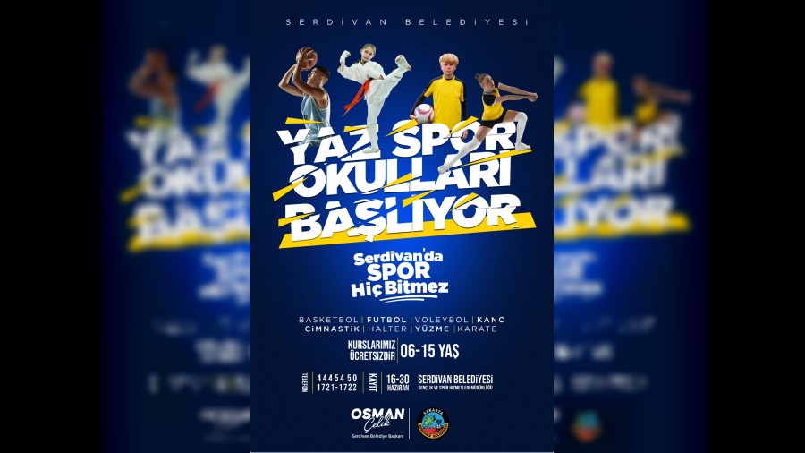 Serdivan Belediyesi Yaz Spor Okullar Kaytlar Balyor