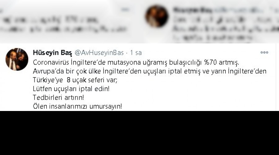 Hseyin Batan ngiltereden uular iptal edin ars