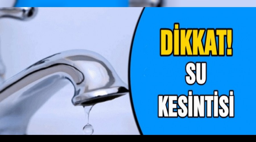 Planl su kesintisi aklamas