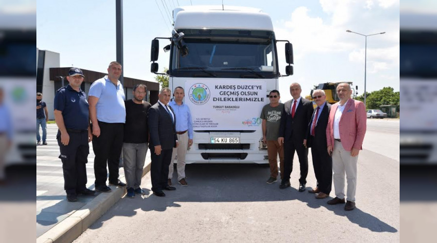Babaolu afet blgesine gitti