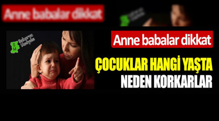 ANNE VE BABALAR DKKAT! OCUKLAR NEDEN KORKAR!