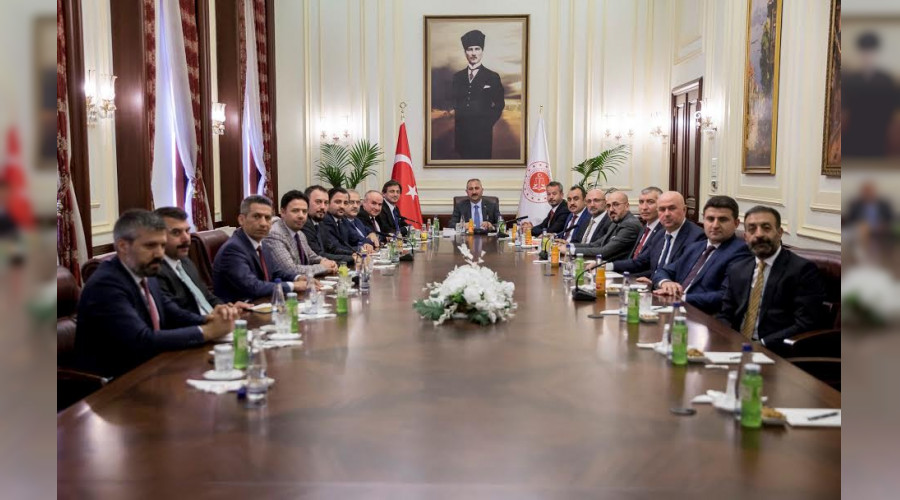 Baro Bakan Burak Adalet Bakan Gl' ziyaret etti