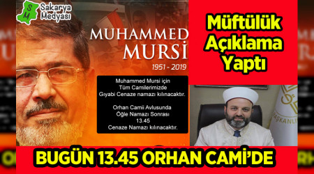 BUGN SAAT 13.45 ORHAN CAM'DE