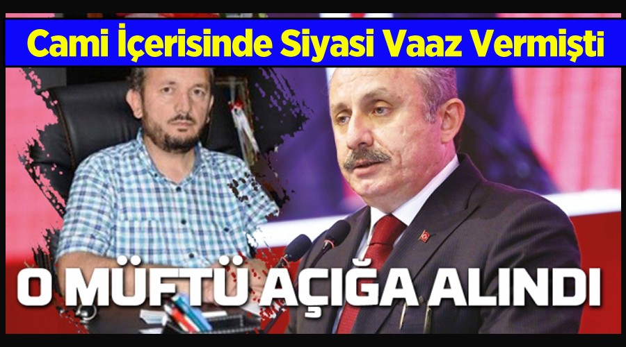 Karasu'da siyasi vaaz veren Mft Grevden alnd...