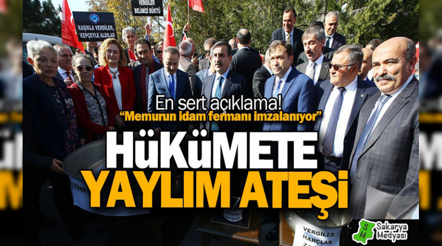 MEMURLARDAN HÜKUMETE SERT TEPKİ