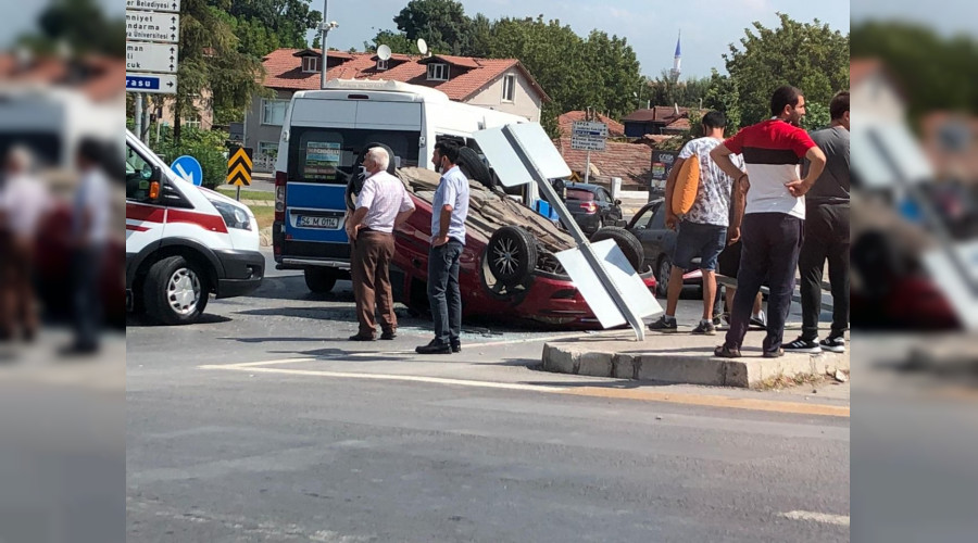 OTOMOBLN NDEN SRCY VATANDALAR KURTARDI
