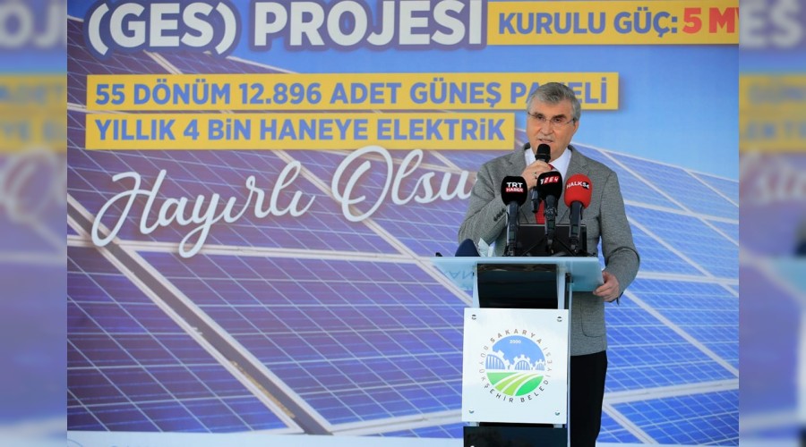 Sakaryann tamamnda gne enerji sistemlerini yaygnlatracaz