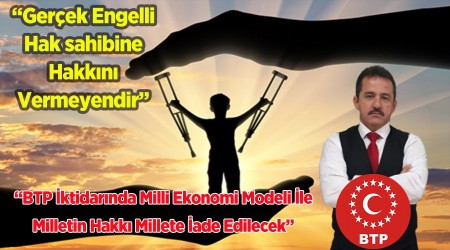 Salam: "Gerek Engelli hak sahibine hakkn vermeyendir"