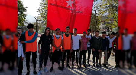 TARAKLI'DA CUMHUR�YET KO�USU YAPILDI