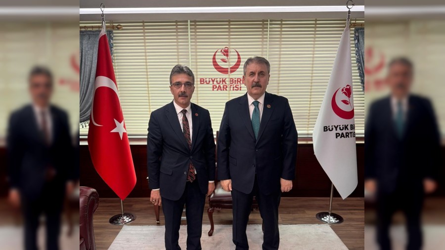 BAŞKAN DİNÇ GENEL BAŞKAN DESTİCİ’Yİ ZİYARET ETTİ