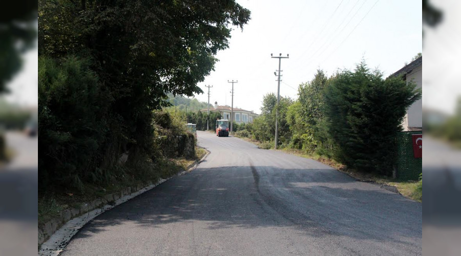 B�y�k�ehir asfalt ekipleri Sapanca'da