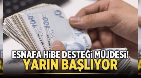 Esnafa hibe destei bavurular yarn balyor