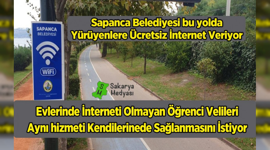 Sapanca Belediyesi'nden cretsiz nternet Hizmeti
