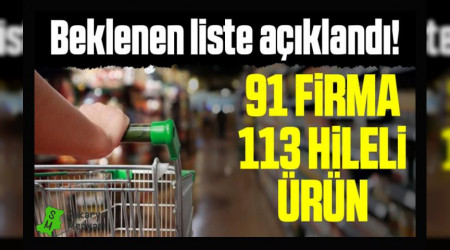 Tarm ve Orman Bakanl, taklit ve tai yapan 91 firmaya ait 113 parti rn aklad