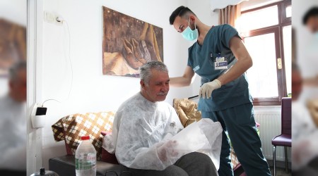 Bykehirden yallara evde berber hizmeti