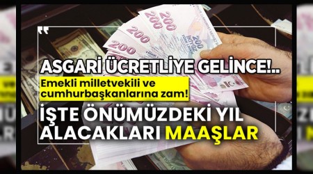 Emekli milletvekillerinin maa ne kadar? te vekil ve emekli cumhurbakanlar zamm