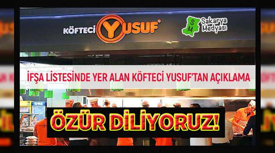 KÖFTECİ YUSUF BAKANLIĞIN İFŞA HABERİNİ YAYINLAYANLARA TEPKİ GÖSTERDİ...