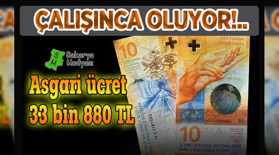 O lkede asgari cret 34 bin TL oldu