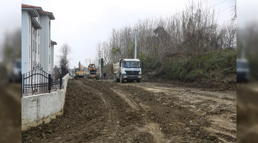 Sapanca'da Yol Dzenleme almalar