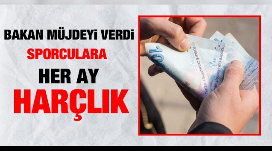 Bakan Kasapolu'dan sporculara harlk mjdesi