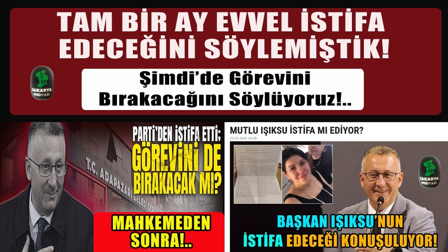 B�Z DEM��T�K, GER�EK OLDU! MUTLU I�IKSU AK PARTݒDEN �ST�FA ETT�