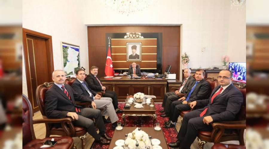 Halef ve Selef Kaymakamlardan Vali Nayir e Ziyaret