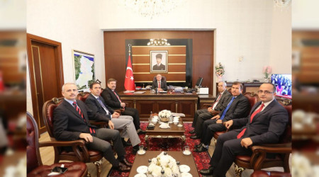 Halef ve Selef Kaymakamlardan Vali Nayir e Ziyaret