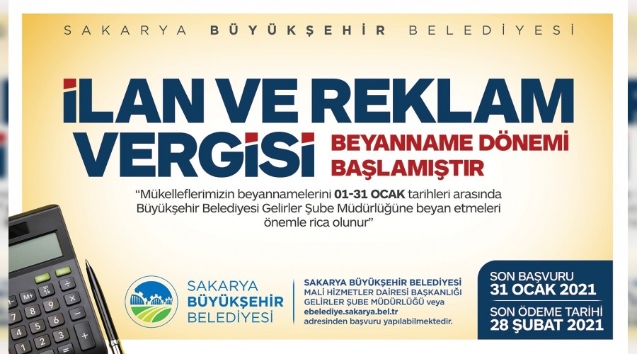 Vergi beyannameleri iin son gn 31 Ocak